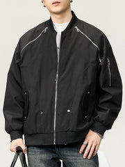 Men's American street workwear jacket, view 4 - MRSLM