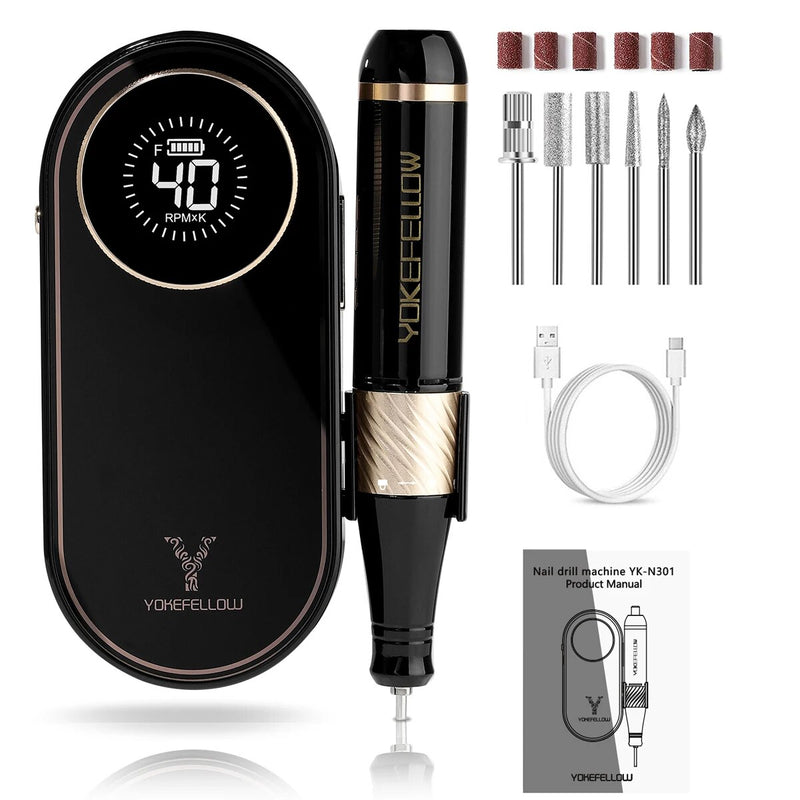 electric nail drill, view 3 - MRSLM