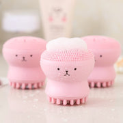 silicone octopus face cleansing brush, view 7 - MRSLM
