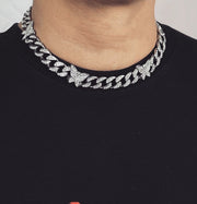 butterfly Cuban chain necklace - MRSLM