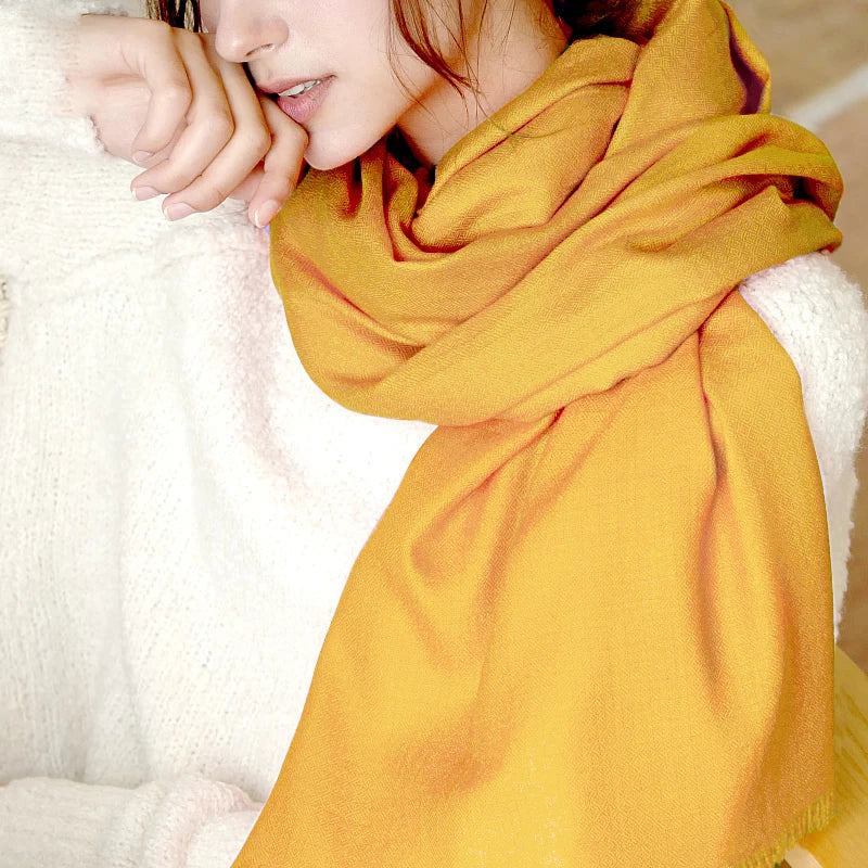 winter wool pashmina scarf, view 5 - MRSLM