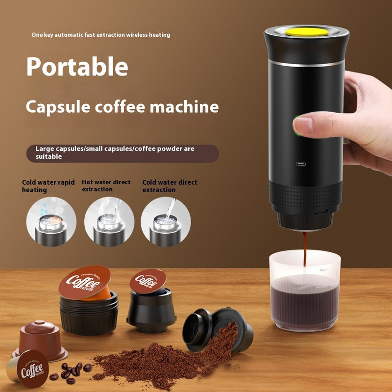 portable espresso machine, view 2 - MRSLM