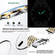 men's quartz calendar watch, view 3 - MRSLM