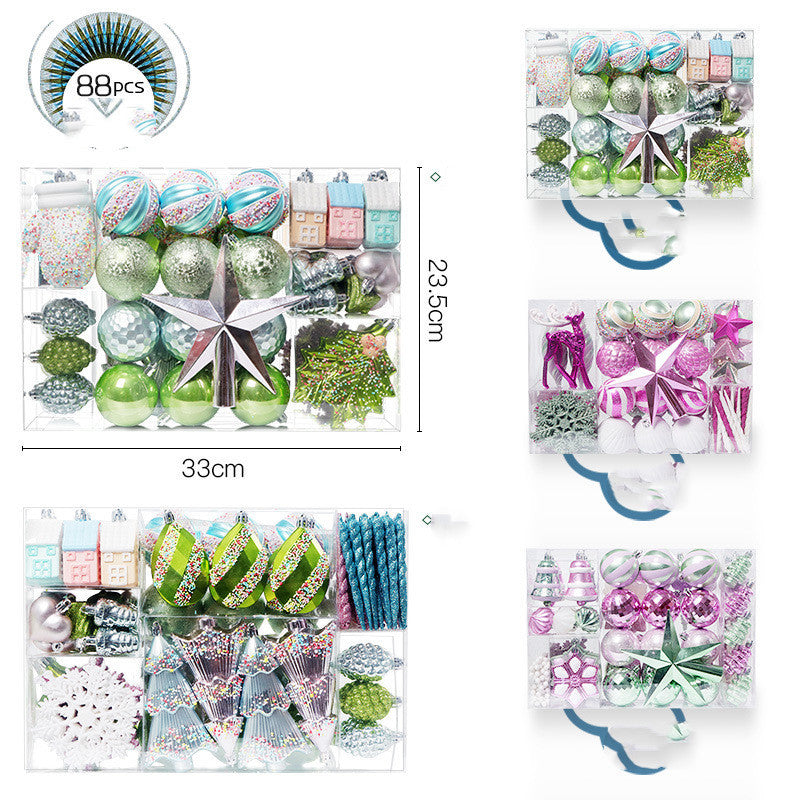 macaron christmas decorative ball set, view 5 - MRSLM