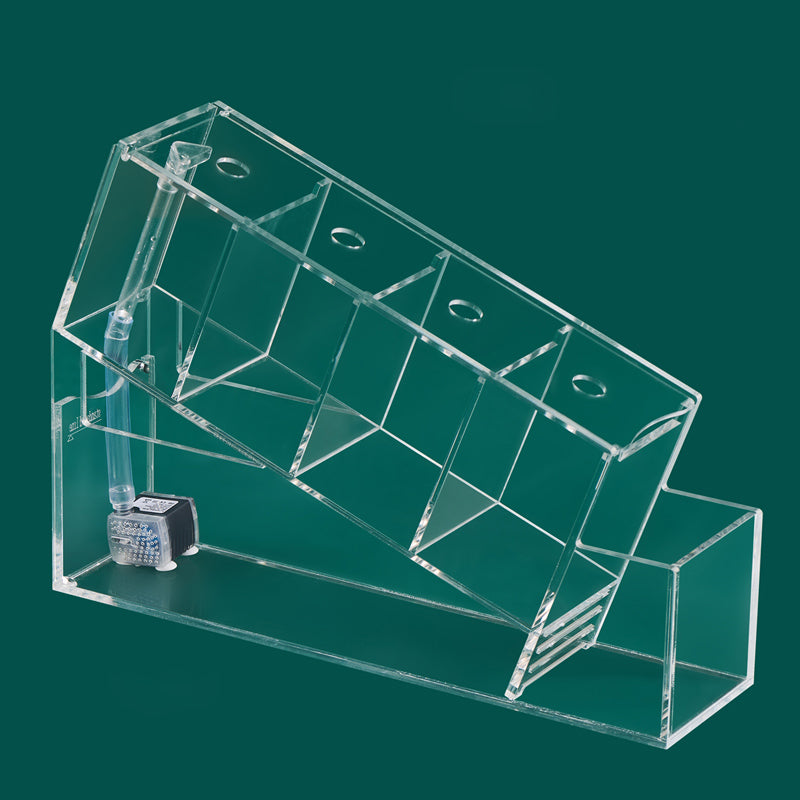 acrylic betta fish tank, view 4 - MRSLM
