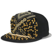 rivet flat brim cap, view 15 - MRSLM