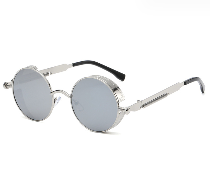 round retro polarized sunglasses, view 2 - MRSLM