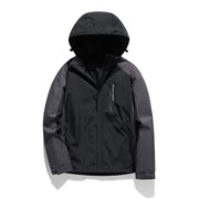 removable waterproof windproof hooded jacket, view 2 - MRSLM