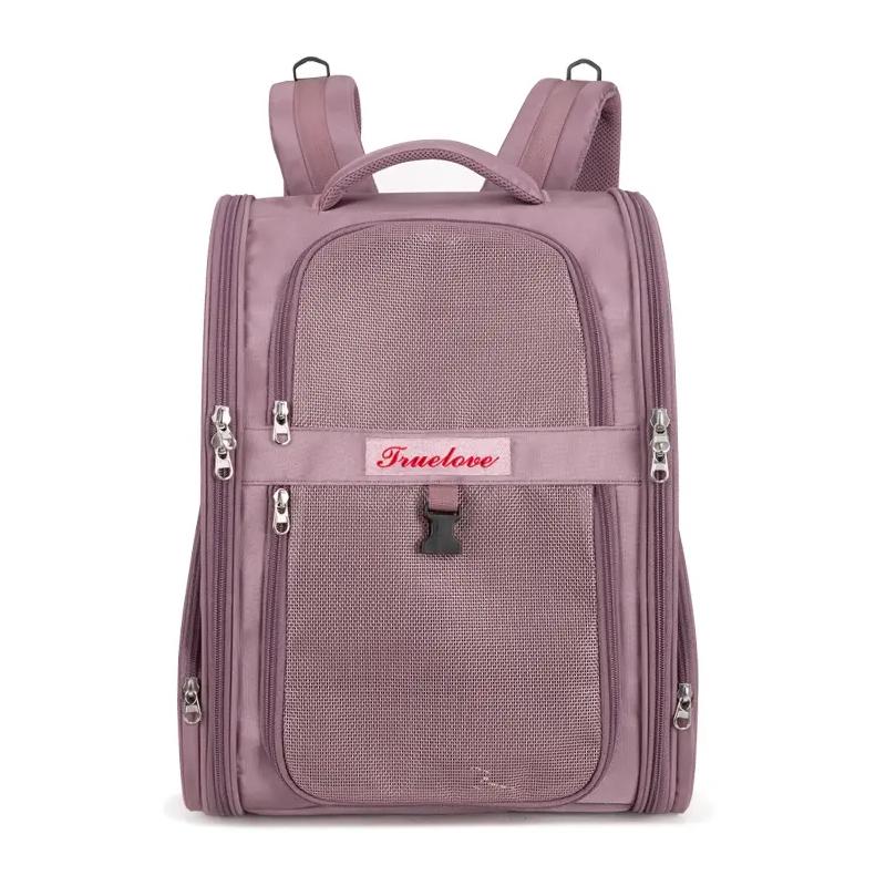 portable breathable pet backpack, view 2 - MRSLM