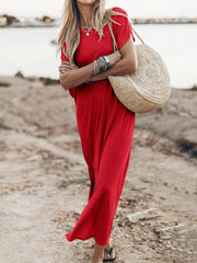 casual loose beach dress, view 7 - MRSLM