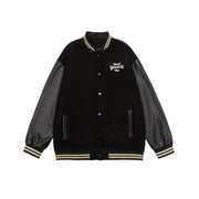 american retro baseball embroidered jacket, view 6 - MRSLM