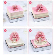 3d paper art desk calendar, view 8 - MRSLM