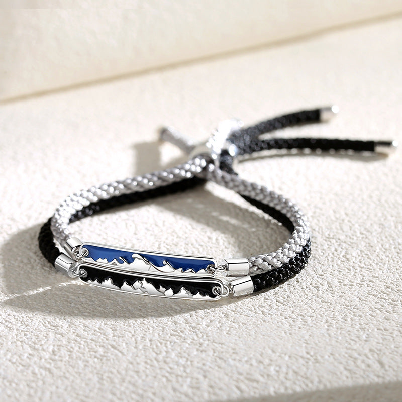 sterling silver vintage geometric bracelet, view 3 - MRSLM