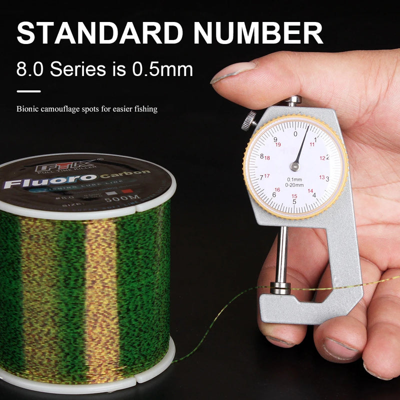 invisible fluorocarbon fishing line, view 4 - MRSLM