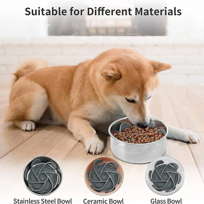 Slow feeder insert for dog bowls, view 4 - MRSLM