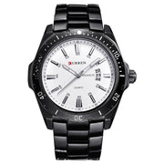 men's steel band quartz business watch, view 2 - MRSLM