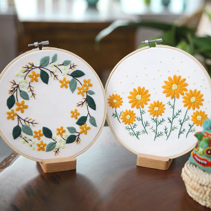 Sweet osmanthus embroidery kit, view 8 - MRSLM