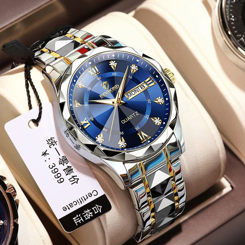 waterproof dual calendar watch - MRSLM