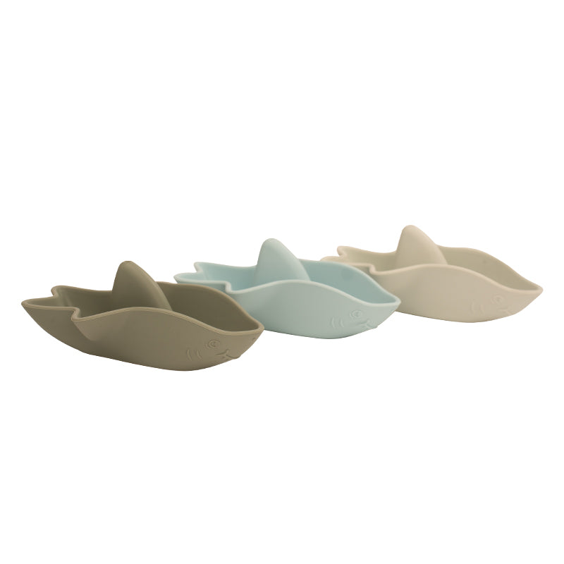 baby bath toys shark set, view 3 - MRSLM