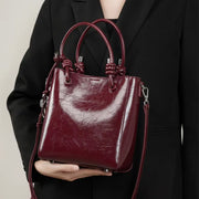 genuine leather crossbody handbag, view 4 - MRSLM