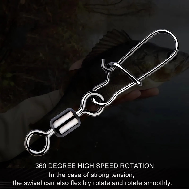 pike fishing stainless steel swivel connectors, view 10 - MRSLM