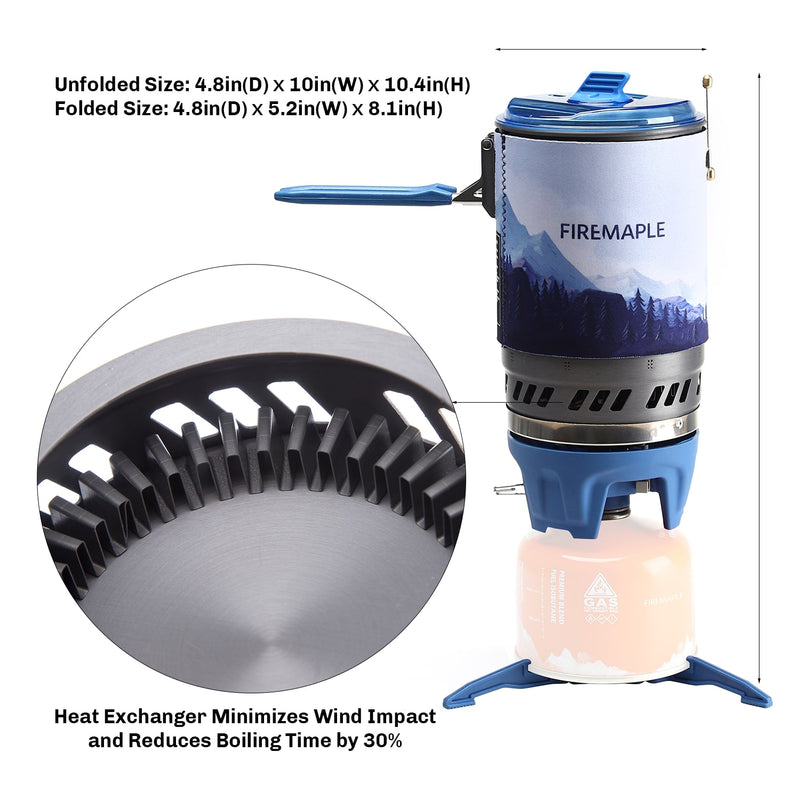 Portable camping stove system, view 6 - MRSLM