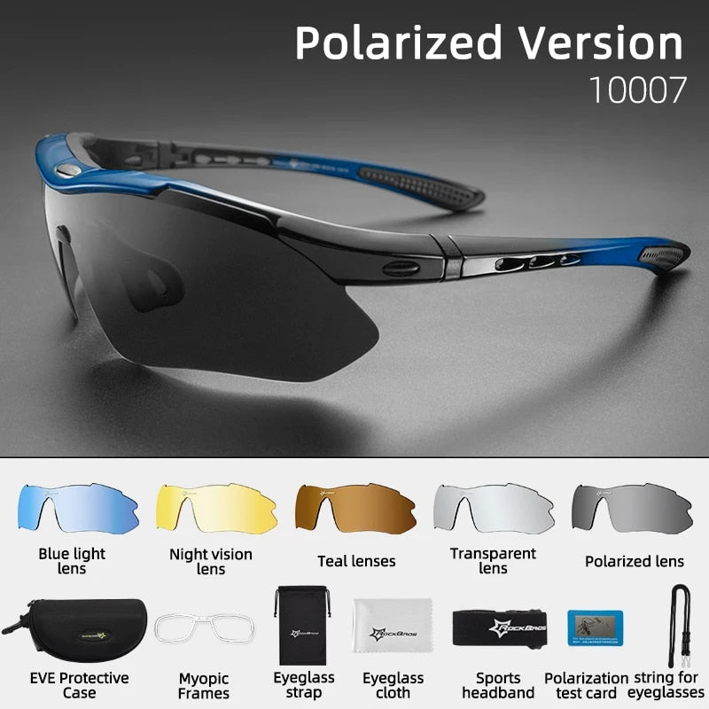 polarized cycling sunglasses, view 2 - MRSLM