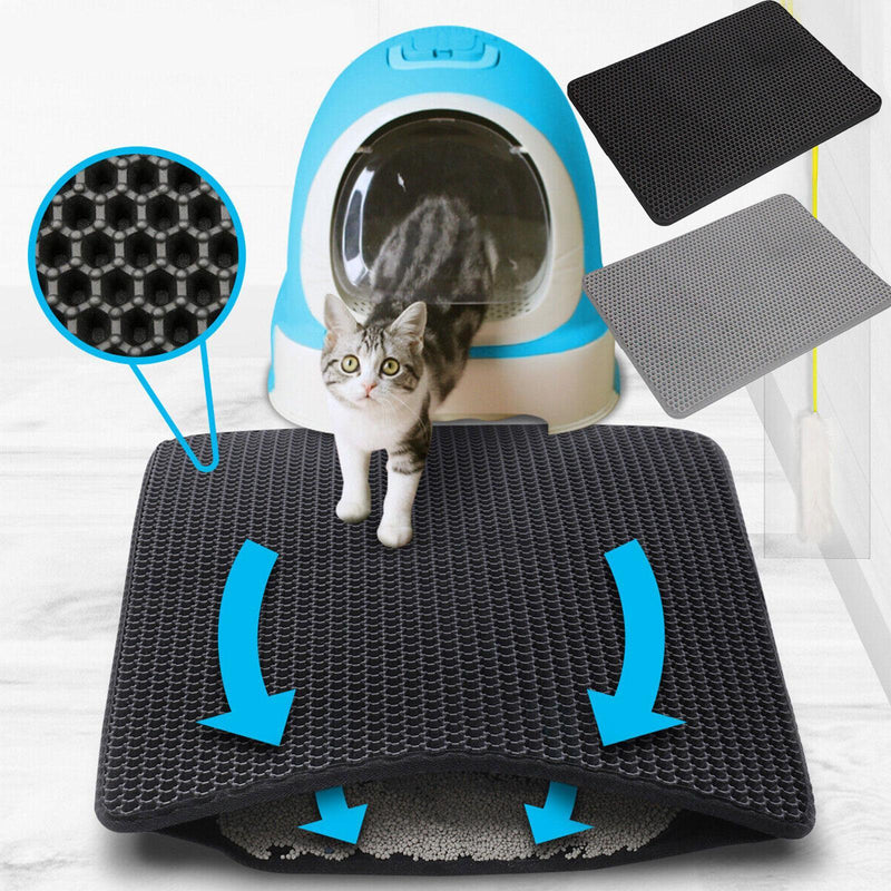 Double layer waterproof cat litter mat - MRSLM