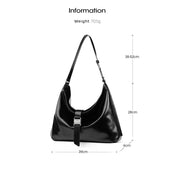 Large leather tote bag for women, view 11 - MRSLM