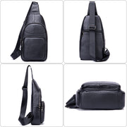 men's leather chest bag, view 6 - MRSLM