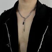 titanium steel pendant necklace - MRSLM
