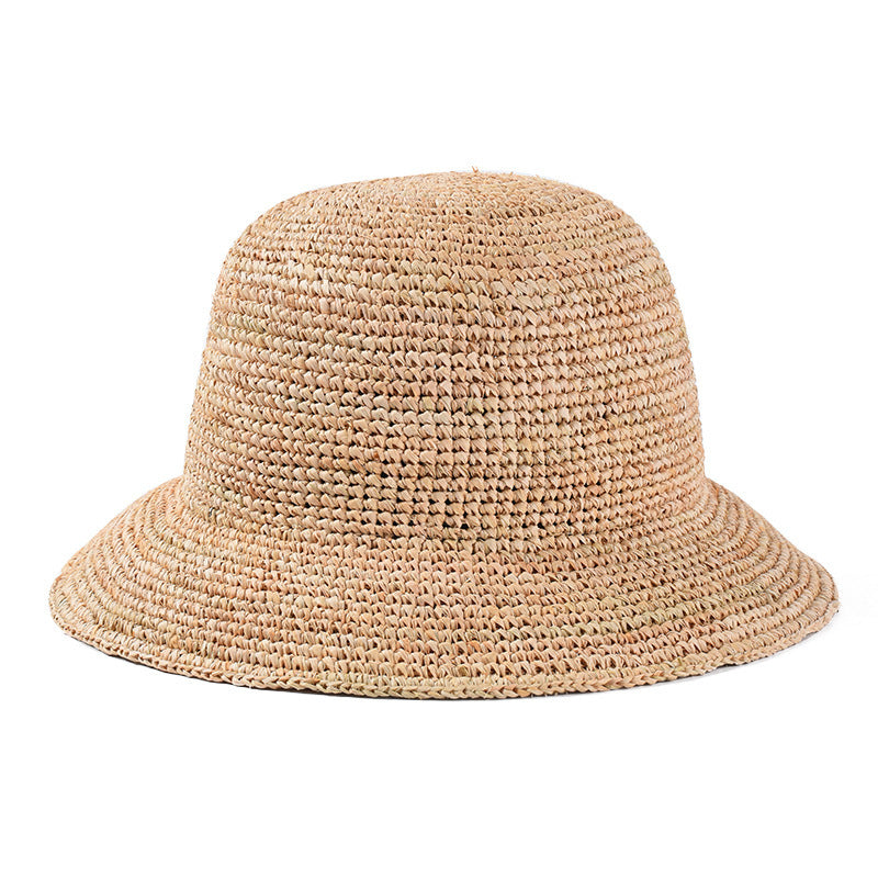 raffia straw hat, view 2 - MRSLM