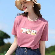 slim-fit cotton t-shirt, view 2 - MRSLM