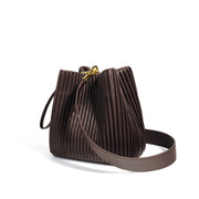 ruched bucket bag, view 7 - MRSLM
