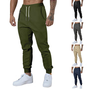 men's drawstring sports trousers, view 2 - MRSLM