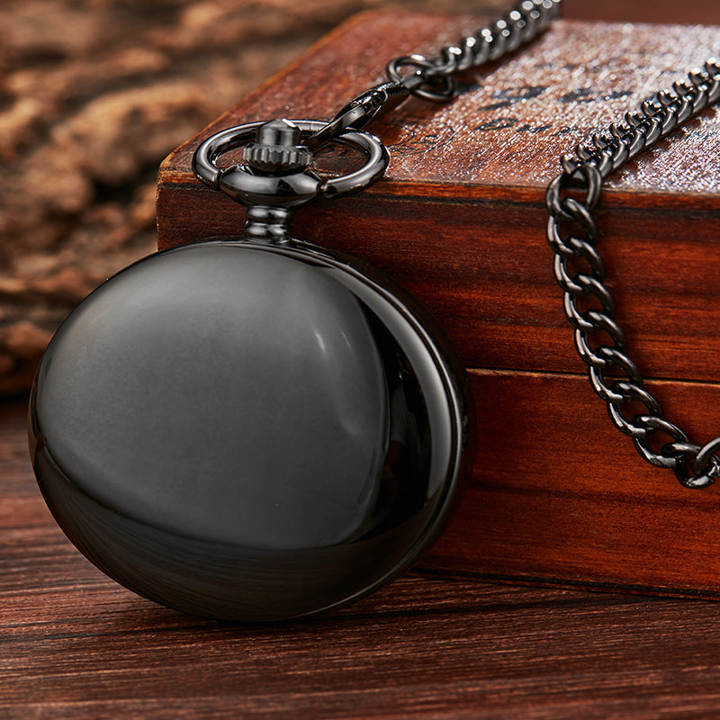 skull mechanical pocket watch, view 8 - MRSLM