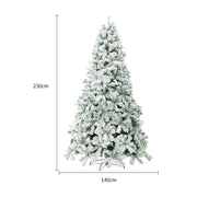 pvc snowfall christmas tree, view 8 - MRSLM