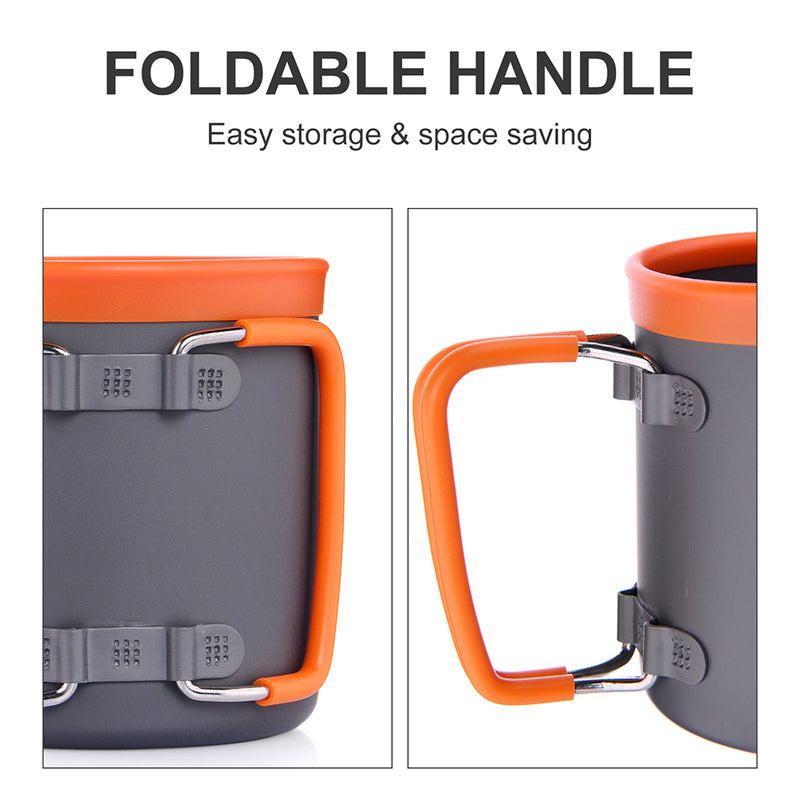 Aluminum camping mug, view 6 - MRSLM