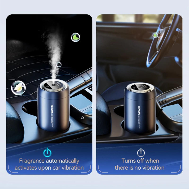 Smart black touch control car diffuser, view 9 - MRSLM