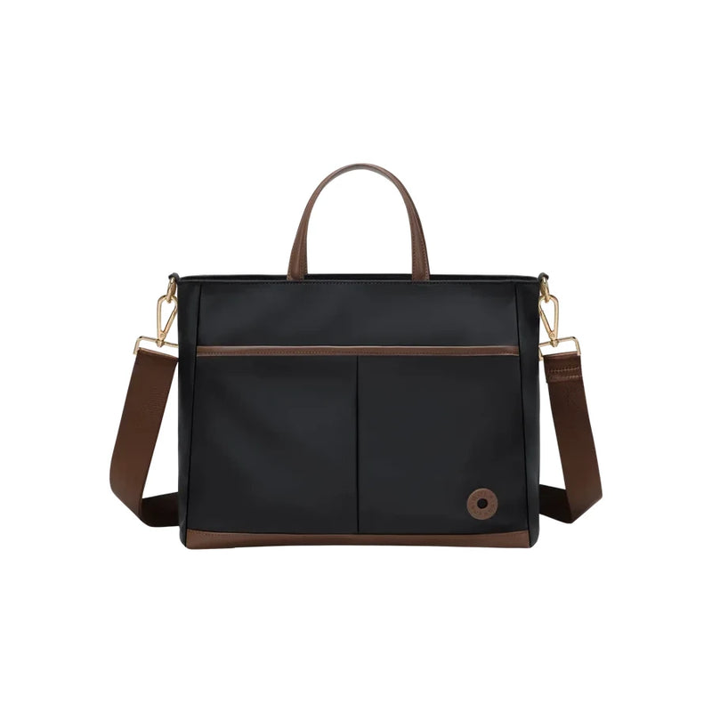 women's lightweight nylon shoulder tote, view 3 - MRSLM