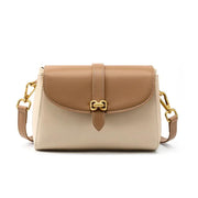 small square leather messenger bag, view 2 - MRSLM