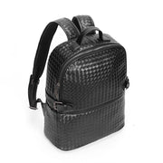 braided men's leather backpack, view 2 - MRSLM