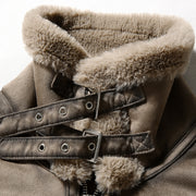Men's polo collar fleece-lined jacket, view 5 - MRSLM