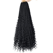 three-strand braid crochet hair, view 6 - MRSLM