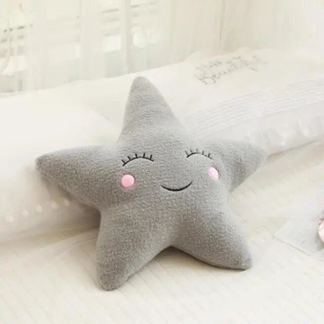 cloud moon star plush pillow, view 3 - MRSLM
