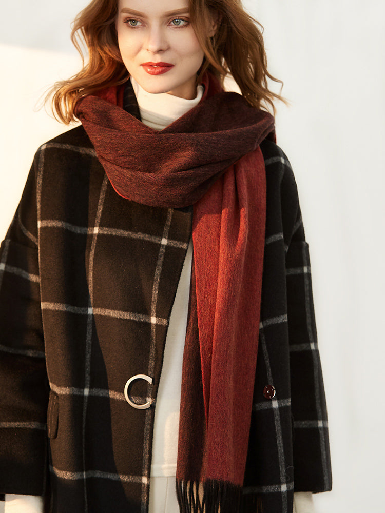 wool pashmina shawl for women, view 5 - MRSLM