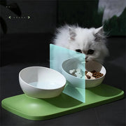 adjustable double bowl feeding station, view 9 - MRSLM