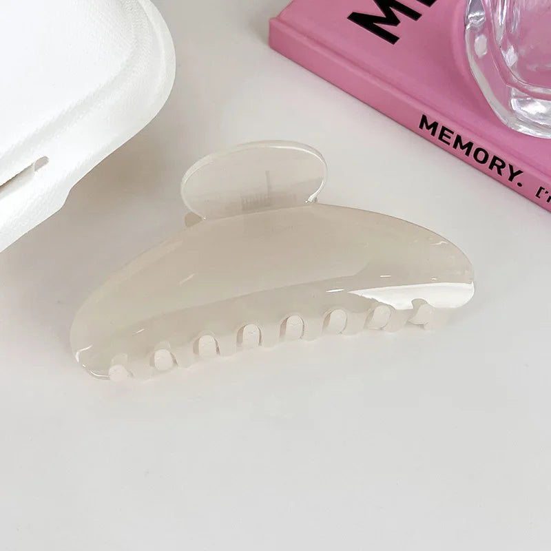 semicircle acrylic hair claw, view 4 - MRSLM