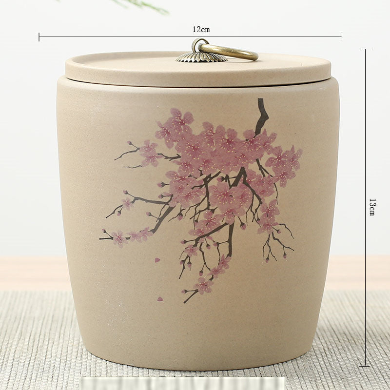 zisha ceramic tea caddy, view 8 - MRSLM