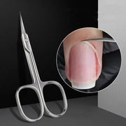 curved cuticle scissors manicure tool, view 3 - MRSLM